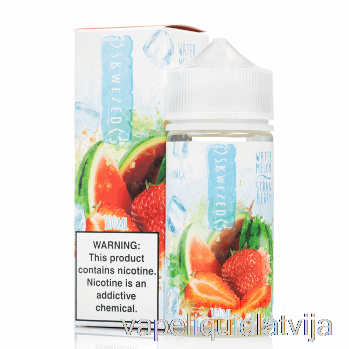 Ledus Arbūzs Zemeņu - Skwezed - 100ml 0mg Vape šķidrums